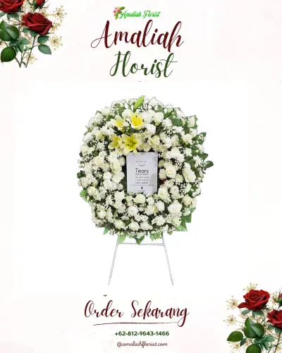 Krans Bunga Duka Cita di Tohpati